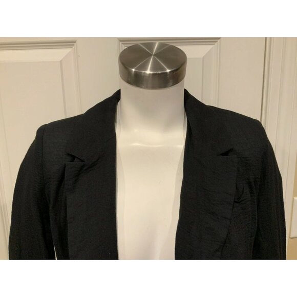 Joie Black Silk Blend Blazer W/ Notch Lapels, Size 0 (US) - Picture 2 of 9
